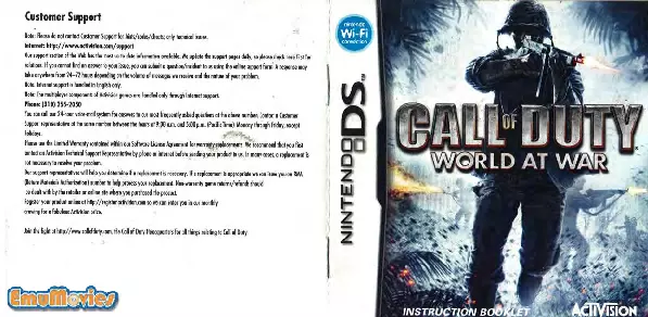 manual for Call of Duty - World at War